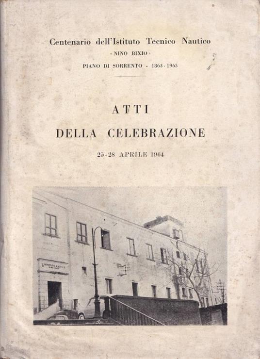 Atti della celebrazione - copertina
