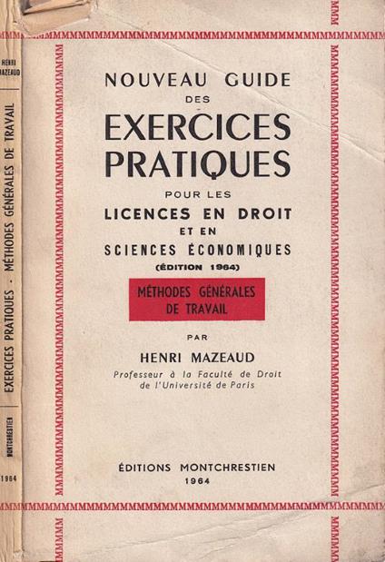 Nouveau guide des exercices pratiques - copertina