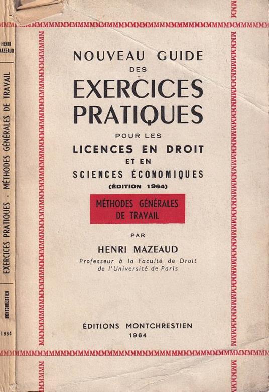Nouveau guide des exercices pratiques - copertina