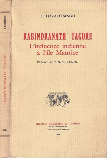 Rabindranath Tagore - copertina