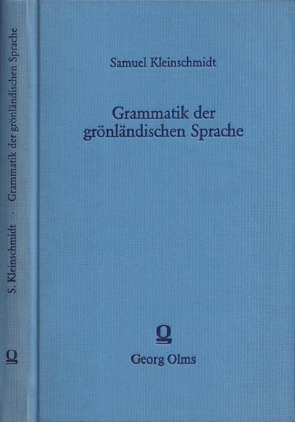 Grammatik der gronlandischen Sprache - copertina