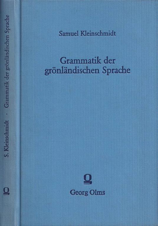 Grammatik der gronlandischen Sprache - copertina