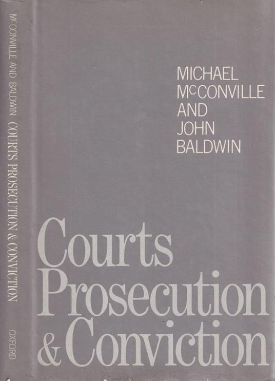 Courts, prosecution, and conviction - copertina