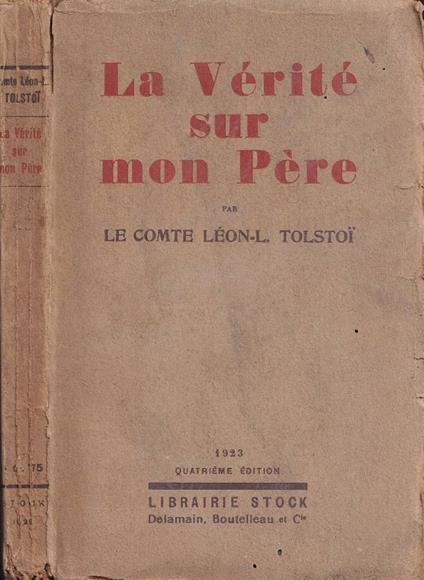 La vérité sur mon père - copertina