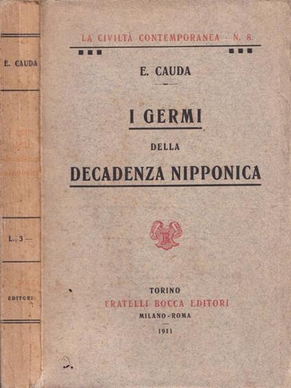 I germi della decadenza nipponica - copertina