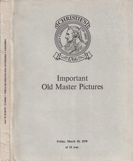 Important Old Master Pictures - copertina