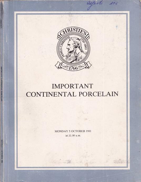 Important continental porcelain - copertina