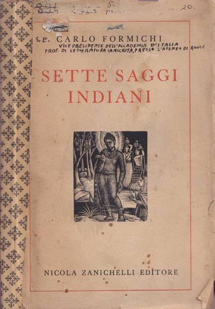 Sette saggi indiani - Carlo Formichi - copertina