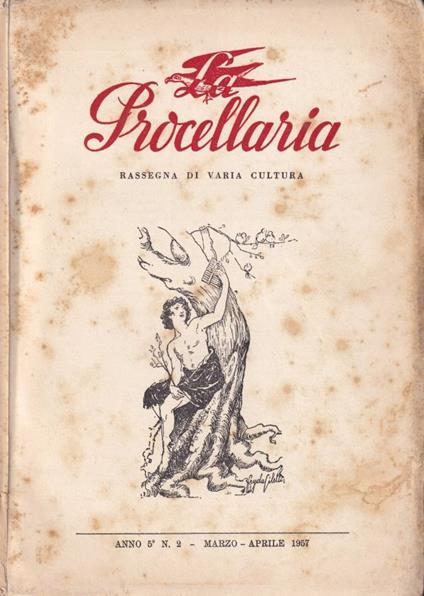 La Procellaria, anno V, n. 2, marzo-aprile 1957 - copertina