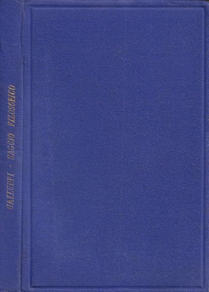 Saggio filosofico - copertina