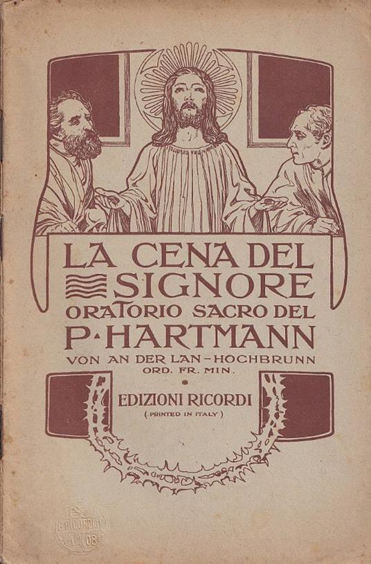 La cena del Signore / Das letzte Abendmahl - copertina