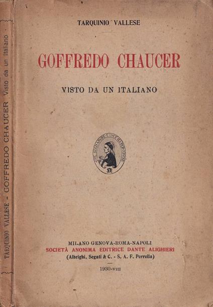 Goffredo Chaucher - copertina