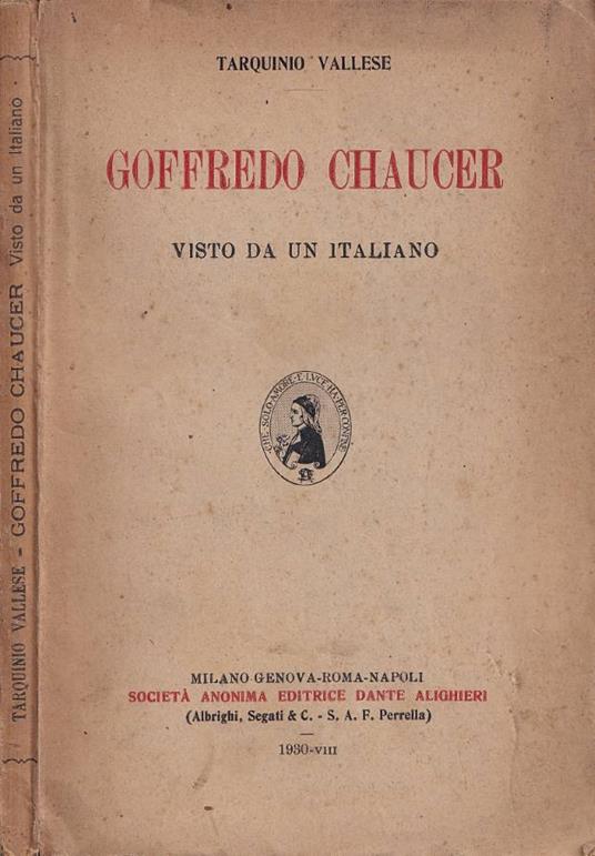 Goffredo Chaucher - copertina