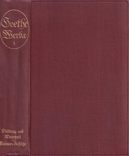 Goethes samtliche werke - copertina