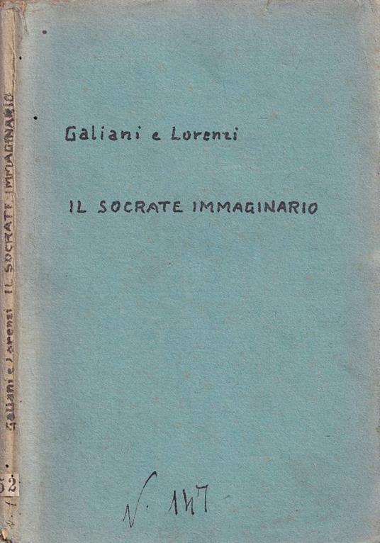 Socrate immaginario - copertina