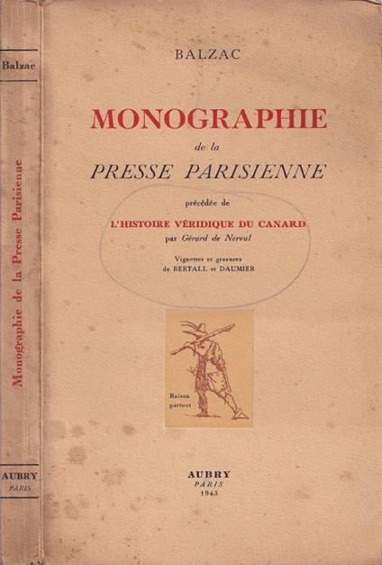 Monographie de la Presse Parisienne - copertina