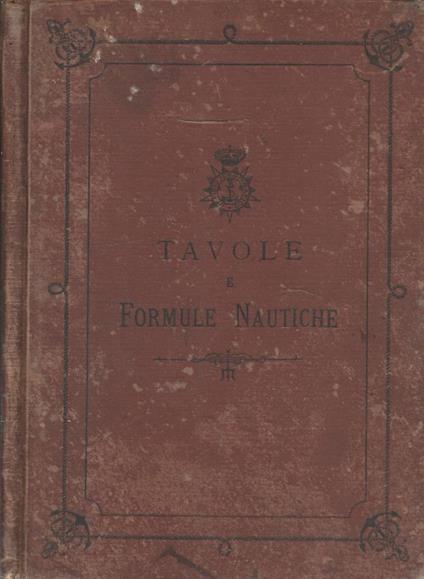 Tavole e formule nautiche - copertina