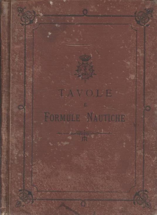 Tavole e formule nautiche - copertina