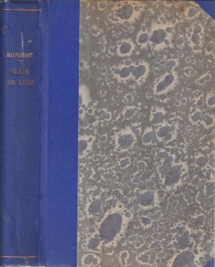 Clair de lune - Guy de Maupassant - copertina