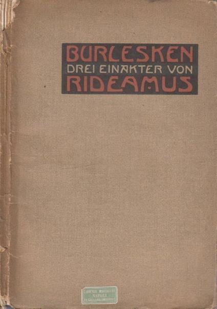Burlesken - copertina
