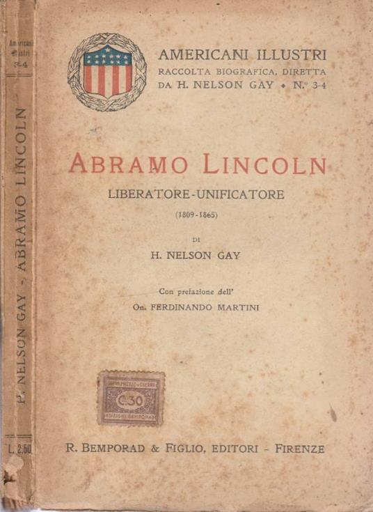 Abramo Lincoln - copertina