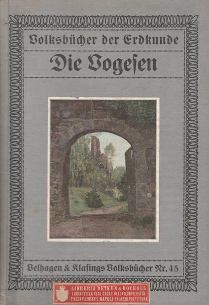 Die Vogesen - copertina