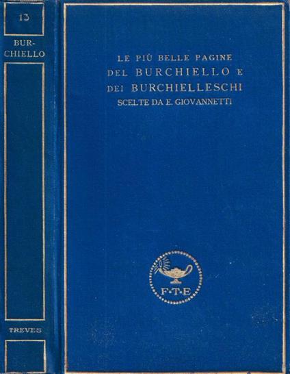 Le più belle pagine del Burchiello e dei burchielleschi - copertina