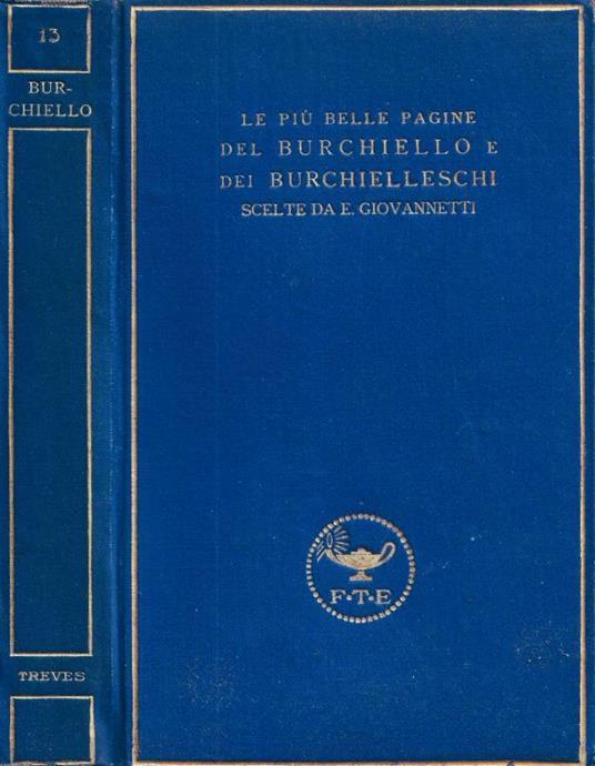 Le più belle pagine del Burchiello e dei burchielleschi - copertina
