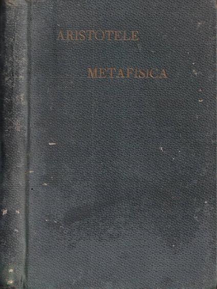 Il primo libro della metafisica - copertina