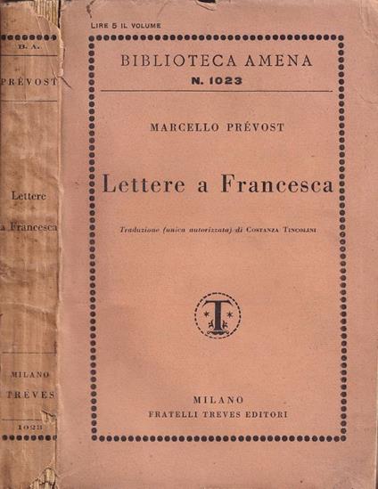 Lettere a Francesca - copertina