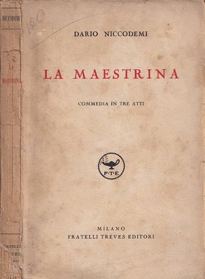 La maestrina - Dario Niccodemi - copertina