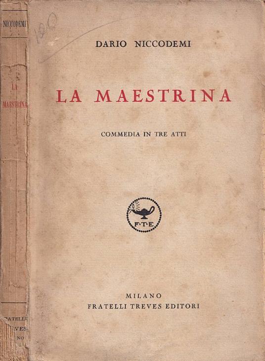 La maestrina - Dario Niccodemi - copertina