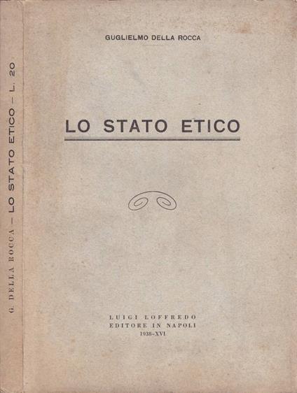 Lo stato etico - copertina