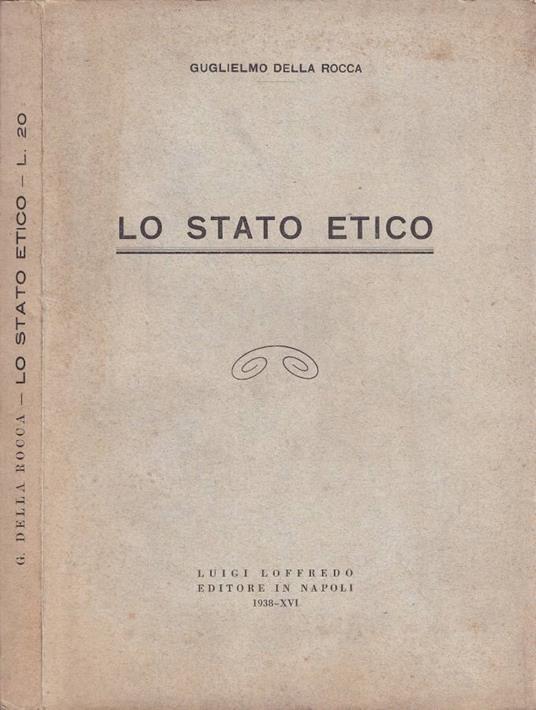 Lo stato etico - copertina