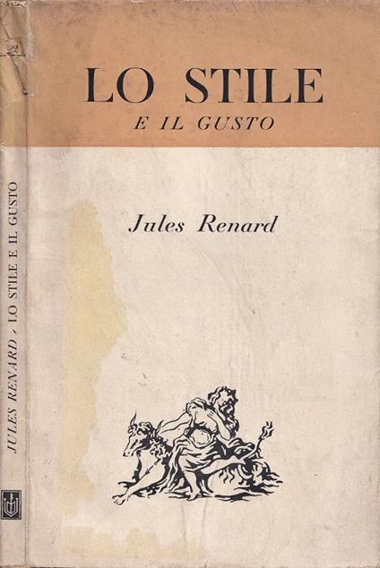 Lo stile e il gusto - Jules Renard - copertina