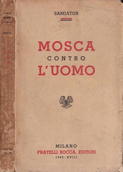 Mosca contro l'uomo - copertina
