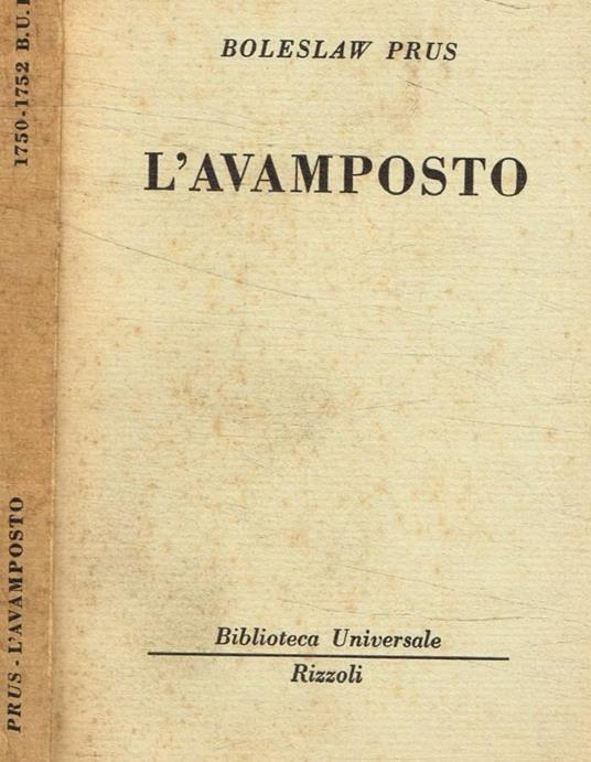 L'avamposto - Boleslaw Prus - copertina