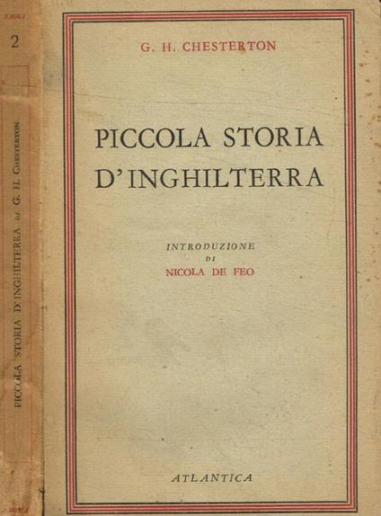 Piccola storia d'Inghilterra - copertina