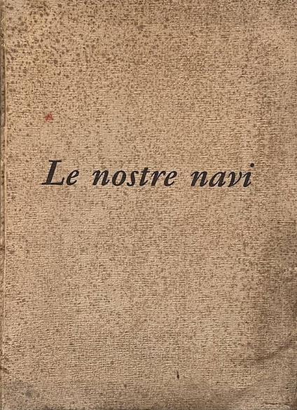 Le nostre navi - copertina