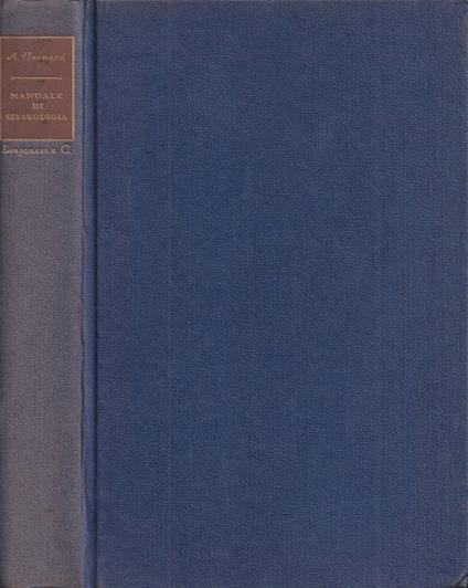 Manuale di sessuologia - copertina