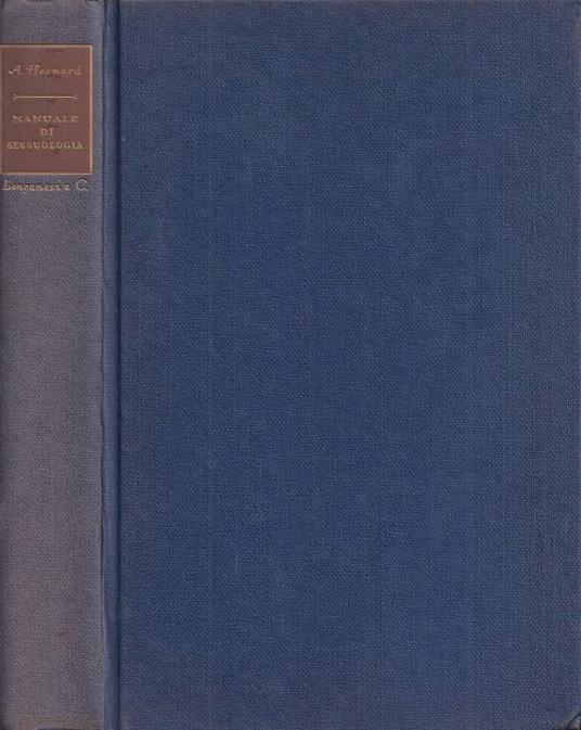 Manuale di sessuologia - copertina