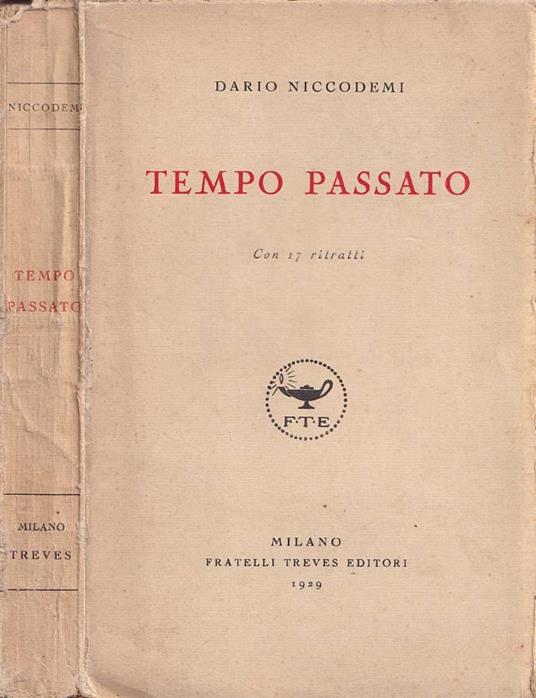 Tempo passato - Dario Niccodemi - copertina