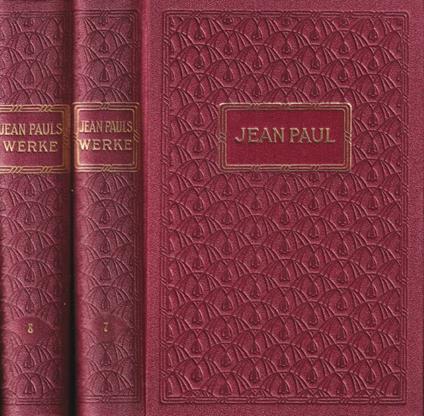 Jean Pauls werke, vol. VII e VIII - copertina