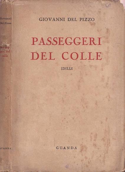 Passeggeri del colle - copertina