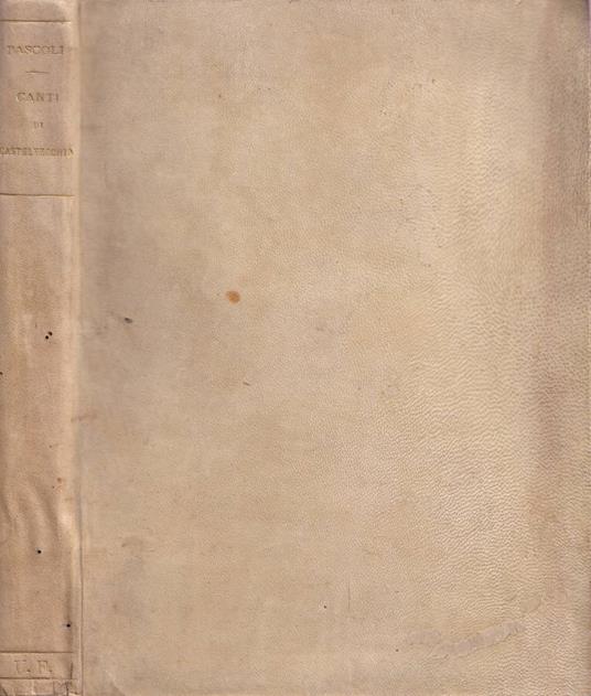 Canti di Castelvecchio - copertina