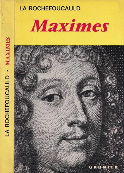 Réflexions ou Sentences et maximes morales - copertina