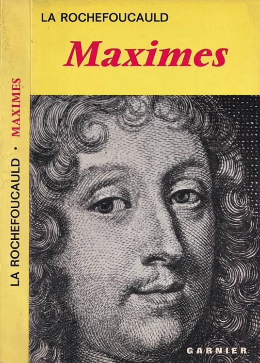 Réflexions ou Sentences et maximes morales - copertina