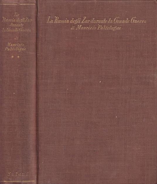 La Russia degli Zar durante la Seconda Guerra Mondiale, vol - copertina