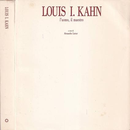 Louis I. Kahn - copertina