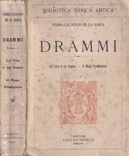 Drammi - Pedro Calderón de la Barca - copertina